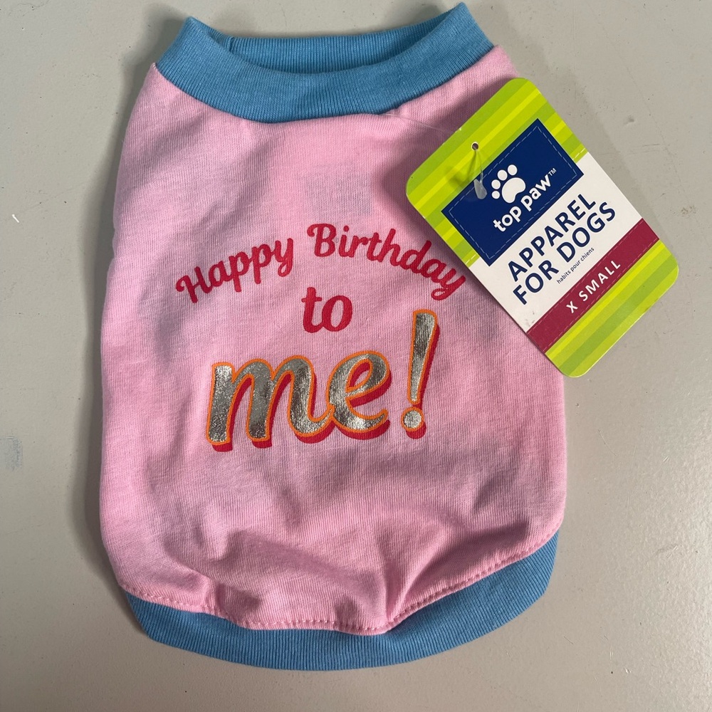 NWT Happy Birthday Apparel For Dogs
